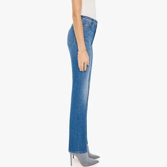 MOTHER denim high-waisted rider denim skimp jeans